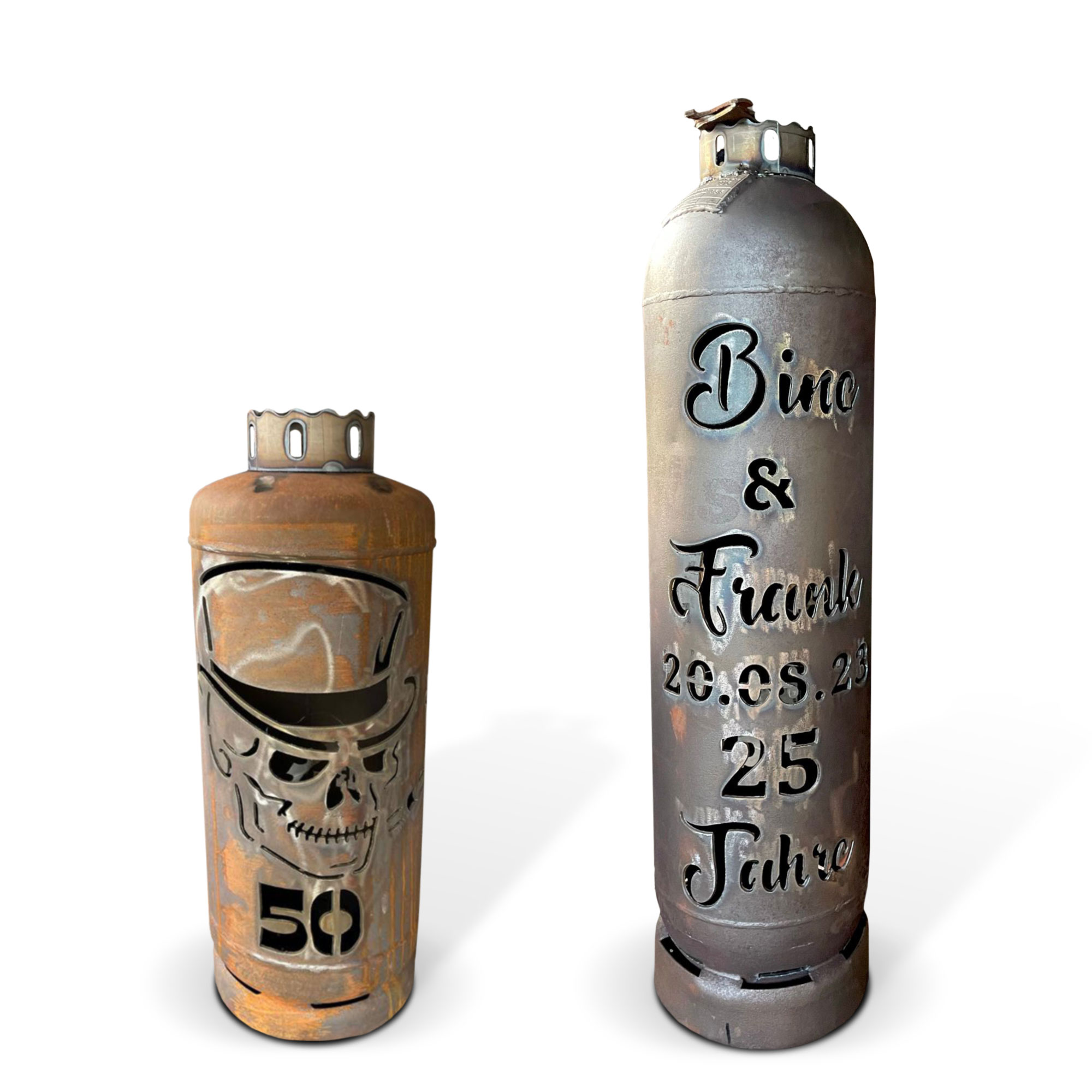 Brenntonne mit individuellem Logo